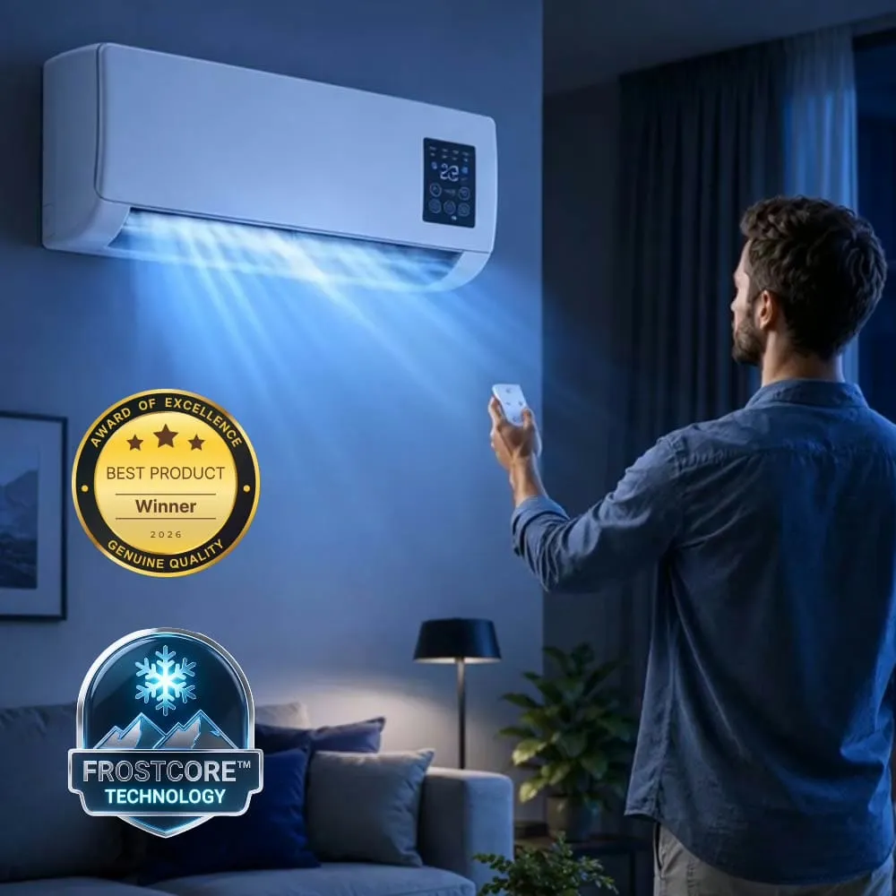 BlizzAir climatiseur portable – climatisation sans installation pour la maison et le bureau
